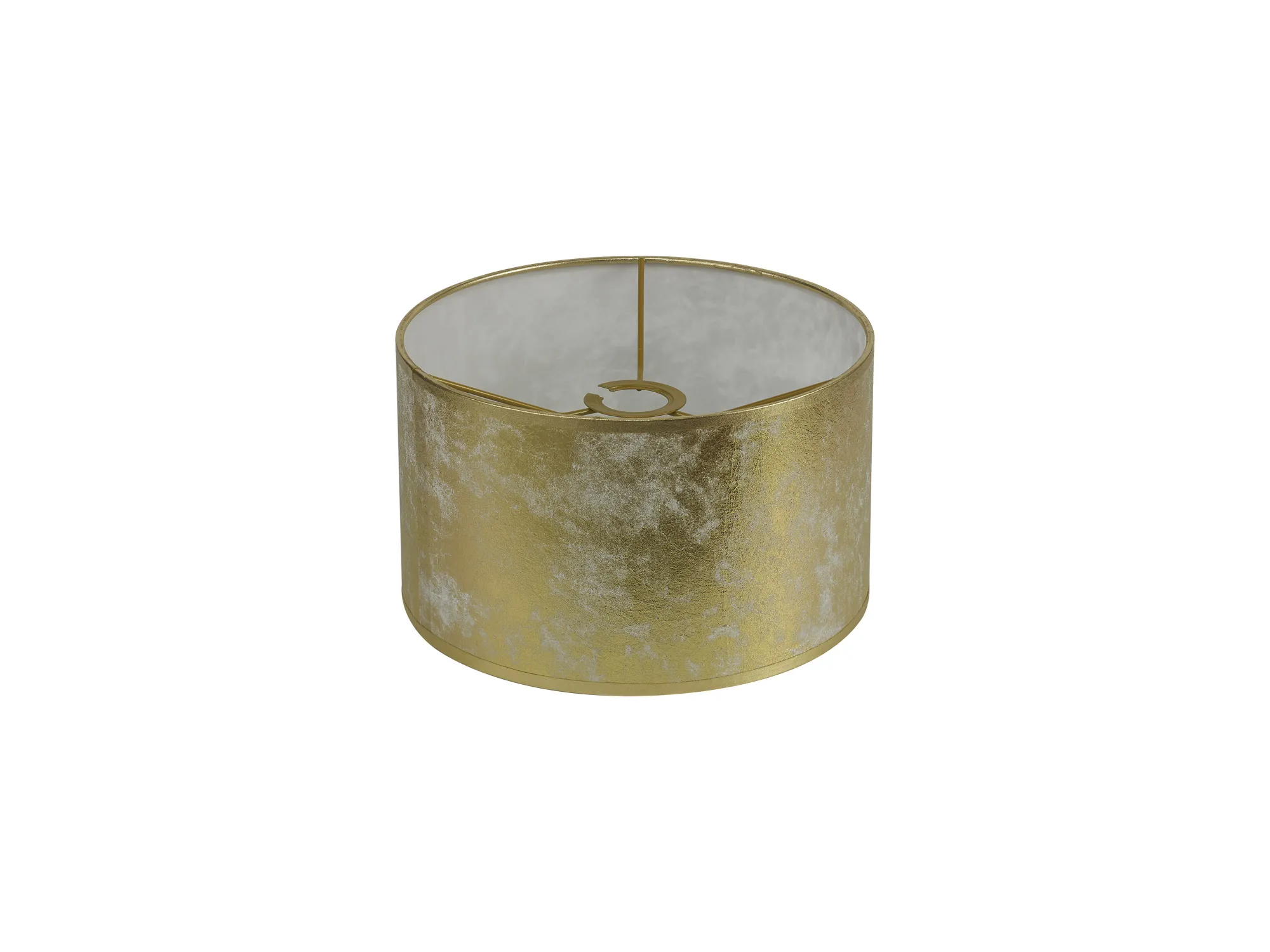 Sigma Cylinder 30cm Shade Gold Leaf; White